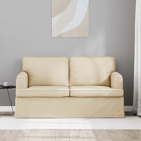 VidaXL Kanapé Krém 144 x 80 x 85 cm szövet