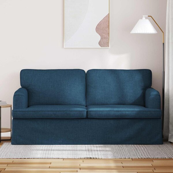 VidaXL Kanapé Kék 162 x 80 x 85 cm szövet
