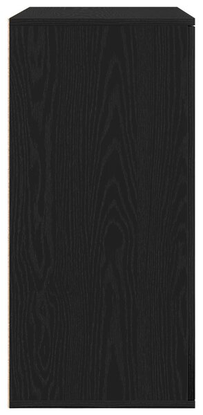 Fekete tölgy oldalbüfé 79x38x80 cm Szerelt fából