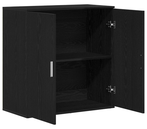 Fekete tölgy oldalbüfé 79x38x80 cm Szerelt fából