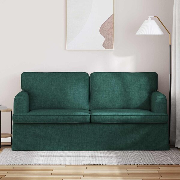 Kanapé Sötétzöld 162 x 80 x 85 cm szövet