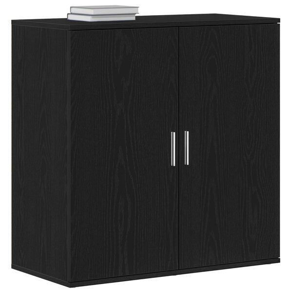 Fekete tölgy oldalbüfé 79x38x80 cm Szerelt fából