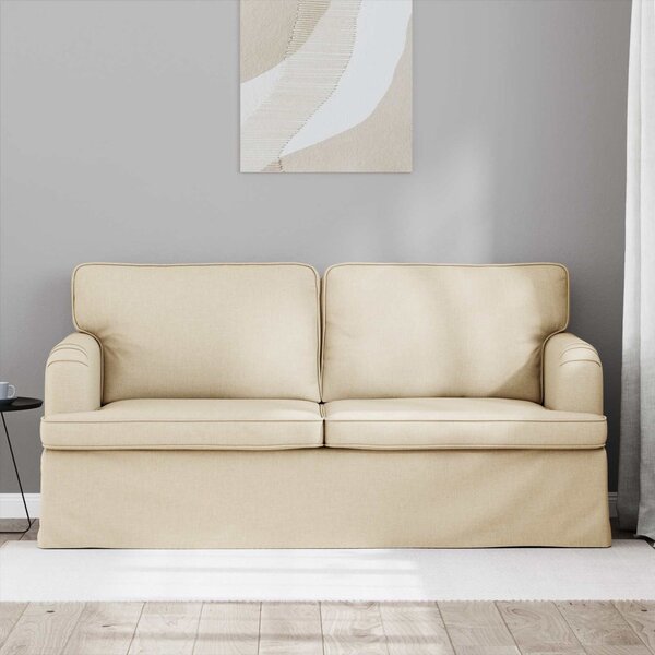 VidaXL Kanapé Krém 162 x 80 x 85 cm szövet