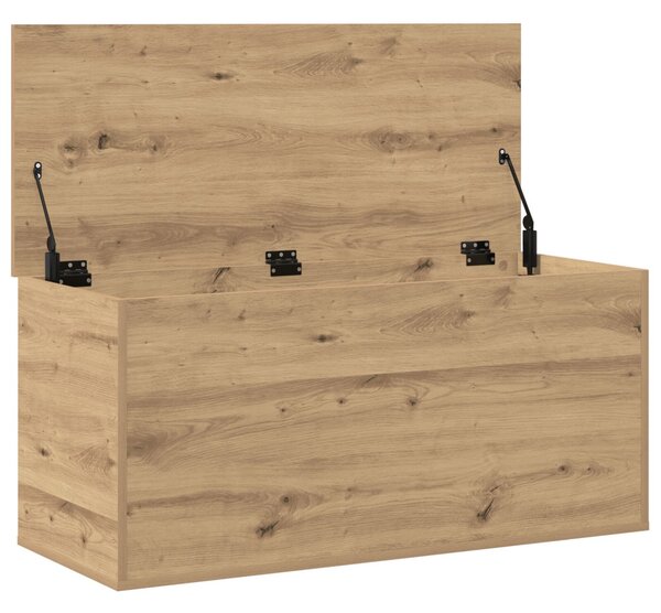Tároló Doboz tárolóval kézműves tölgy 100 x 42 x 46 cm Faanyag