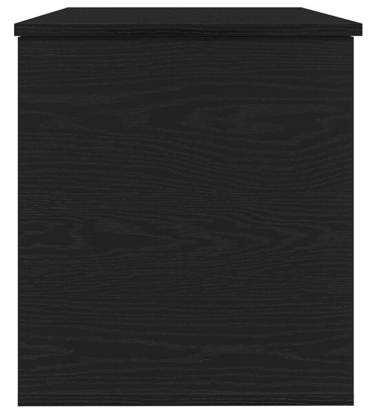 Tárolódoboz Fedéllel Fekete Tölgy 100x42x46 cm Mérnöki Fa