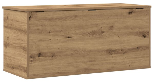 Tároló Doboz tárolóval kézműves tölgy 100 x 42 x 46 cm Faanyag