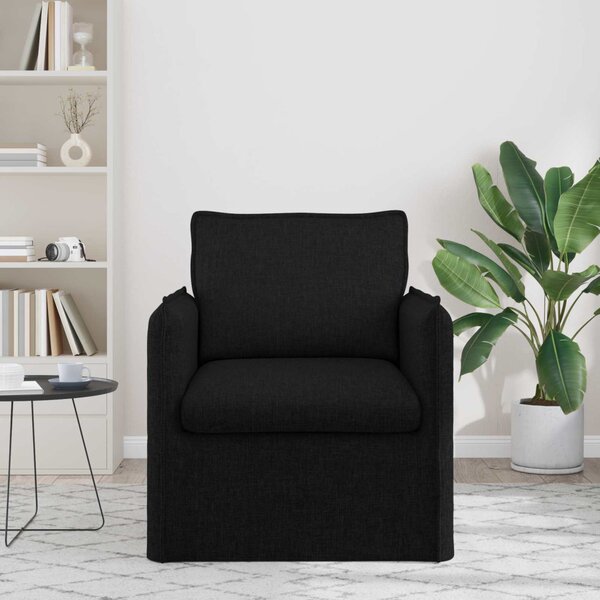 Kanapé Fekete 75 x 82 x 85 cm szövet