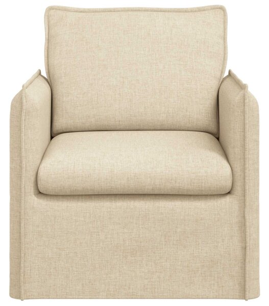 VidaXL Kanapé Krém 75 x 82 x 85 cm szövet