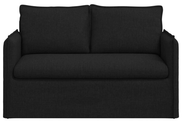 VidaXL Kanapé Fekete 136 x 82 x 85 cm szövet
