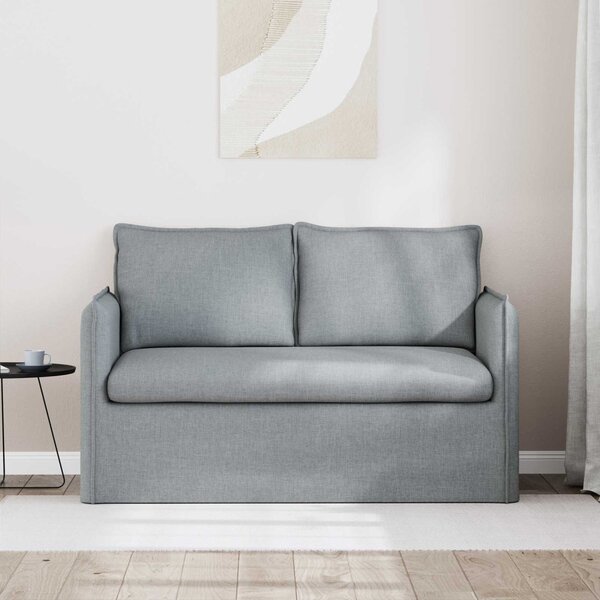 VidaXL Kanapé Világosszürke 136 x 82 x 85 cm szövet
