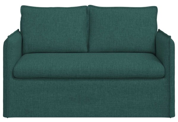 VidaXL Kanapé Sötétzöld 136 x 82 x 85 cm szövet