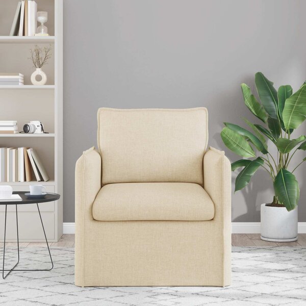 VidaXL Kanapé Krém 75 x 82 x 85 cm szövet