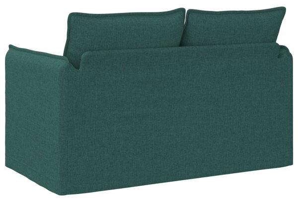 VidaXL Kanapé Sötétzöld 136 x 82 x 85 cm szövet