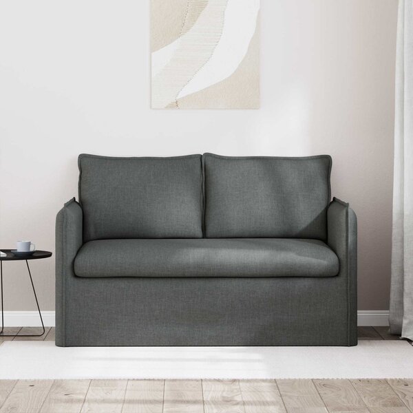 Kanapé Sötétszürke 136 x 82 x 85 cm szövet