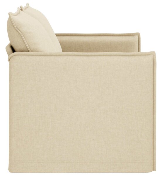 VidaXL Kanapé Krém 136 x 82 x 85 cm szövet