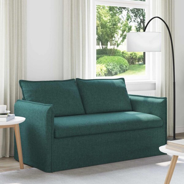 VidaXL Kanapé Sötétzöld 156 x 82 x 85 cm szövet