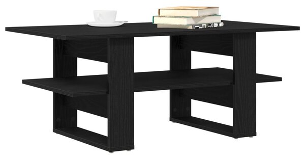 Dohányzóasztal Fekete tölgy 102 x 55 x 42 cm Faanyag