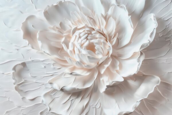 Fotótapéta Finom domborművirág, sima szirmokkal, világos színekben, 3d fotótapéta, Fotótapéta 3d virágok, w09861 : Uwalls.hu