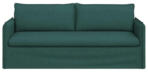 VidaXL Kanapé Sötétzöld 196 x 82 x 85 cm szövet