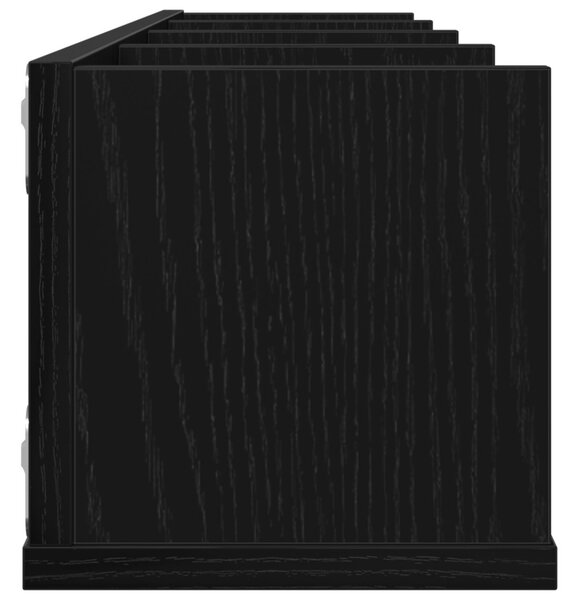 CD Falipolc Fekete Tölgy 100x18x18 cm Mérnöki Fa