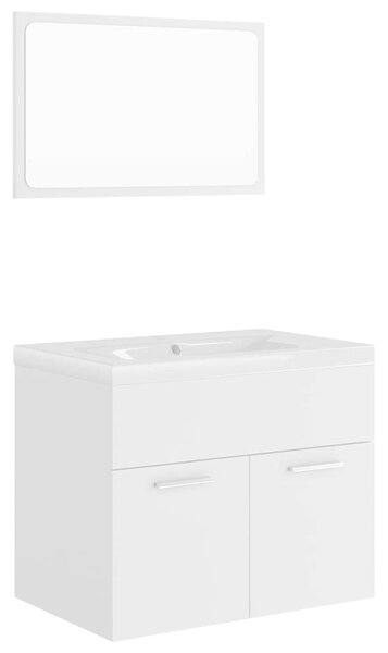 VidaXL Fürdőszoba Bútorszett - Fehér - 60cm