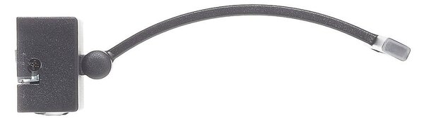 Freelight LED fali lámpa Matisse, szélesség 45 cm, fekete, dimmelhető, Fekete, Nappali / Étkező, fém, Modern