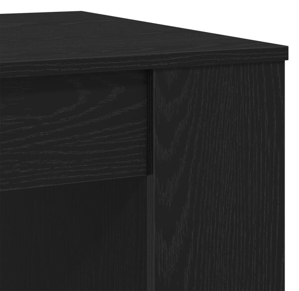 Dohányzóasztal Fekete tölgy 102 x 55 x 42 cm Faanyag