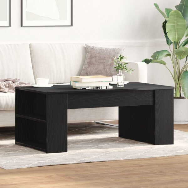 Dohányzóasztal Fekete tölgy 102 x 55 x 42 cm Faanyag