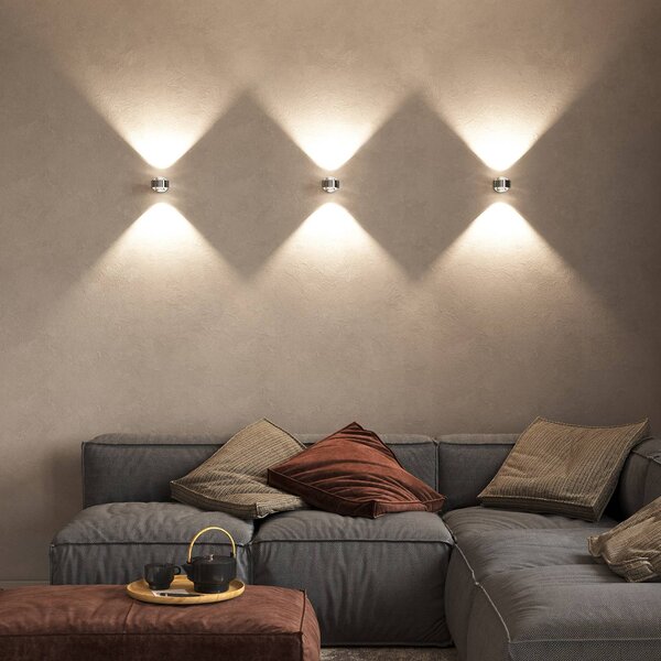Top Light Fali lámpa Puk Wall, G9, króm, dimmelhető, Króm / ezüst, Nappali / Étkező, fém, Modern