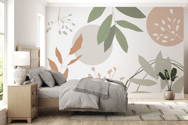 Fotótapéta Absztrakció növényekkel, Fotótapéta egyedi, w05552v2 : Uwalls.hu