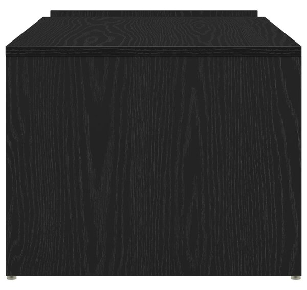 Fekete Tölgy Kávézó Asztal 90x45x35 cm Műgyanta