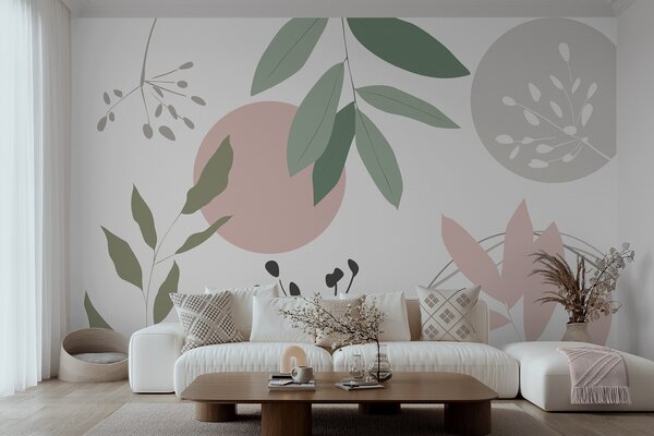 Fotótapéta Absztrakció növényekkel, Fotótapéta egyedi, w05552 : Uwalls.hu