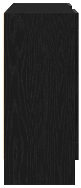 Tálaló Fekete Tölgy 120x30,5x70 cm Mérnöki Fa