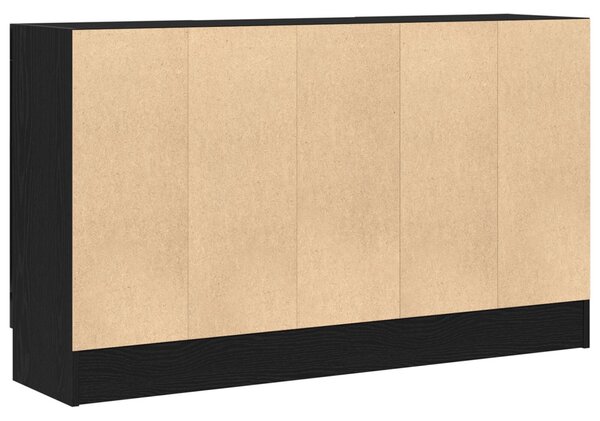 Tálaló Fekete Tölgy 120x30,5x70 cm Mérnöki Fa