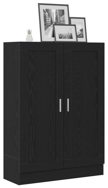 Könyvespolc Fekete Tölgy 82,5x30,5x115 cm Mérnöki Fa