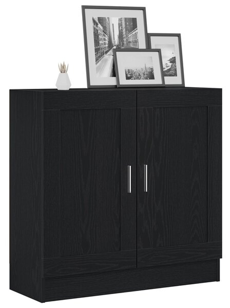 Könyvespolc Fekete Tölgy 82,5x30,5x80 cm Mérnöki Fa