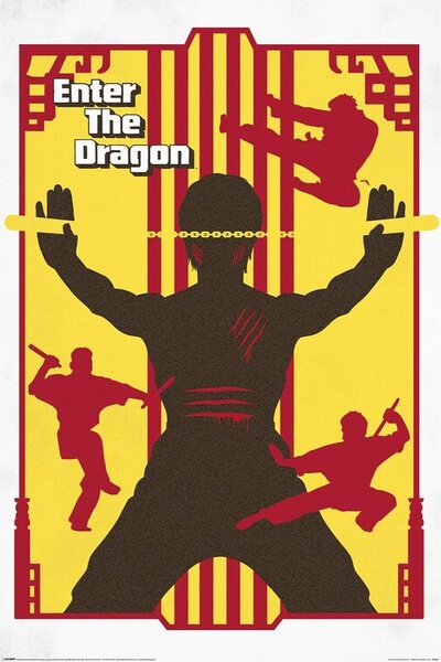 Plakát Bruce Lee - Enter the Dragon, (61 x 91.5 cm)