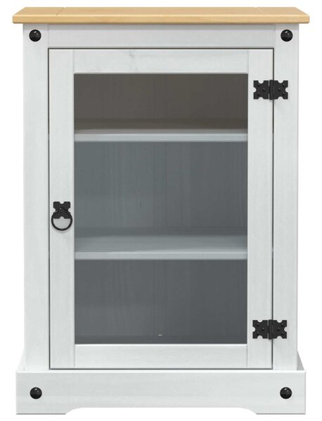 HiFi szekrény Fehér 60 x 50 x 82 cm Tömör fenyőfa