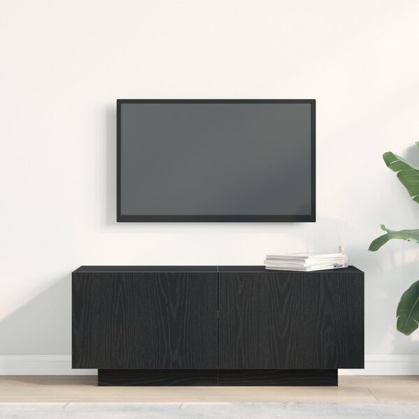 TV szekrény Fekete tölgy 100 x 35 x 40 cm Faanyag