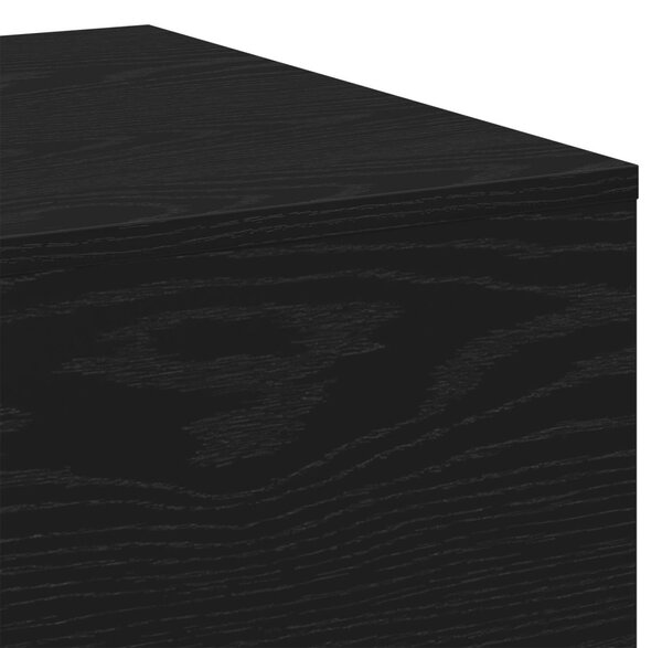 Kávézóasztal Fekete Tölgy 100x30x36,5 cm Mérnöki Fa