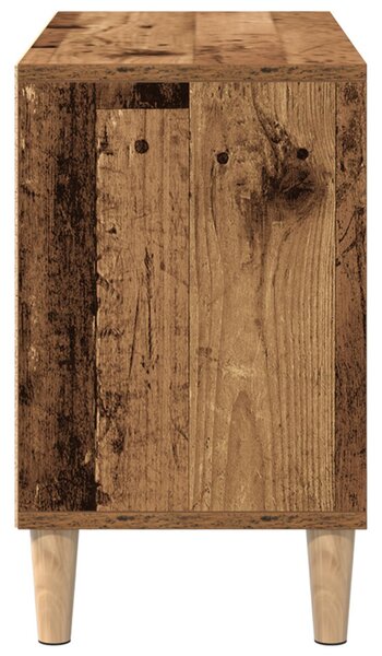 TV szekrény fa lábbal régi fa 69.5x30x50 cm