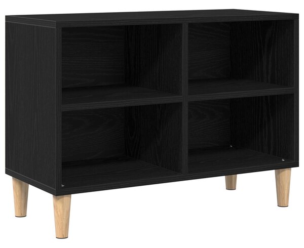TV szekrény 69,5 x 30 x 50 cm Fekete tölgy Szerelt Fa