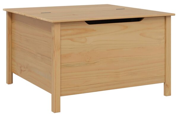 Dohányzóasztal HILL Méz barna 79.5 x 79.5 x 49 cm Tömör fenyőfa