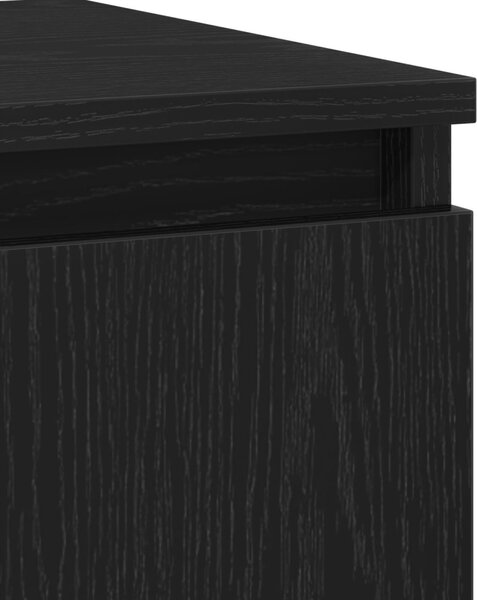 Fekete tölgy büfé 60x35x70 cm Szerelt fa