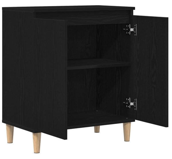 Fekete tölgy büfé 60x35x70 cm Szerelt fa
