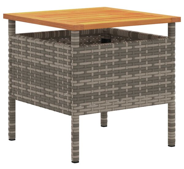Kert Bistro Készlet 3 pcs Szürke polirattan