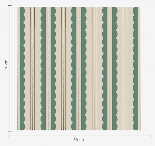 Tapéta Zöld hullámzó csíkok pontozott vonalakkal, Tapétá geometria, Tapétá geometria csíkok, a01185 : Uwalls.hu