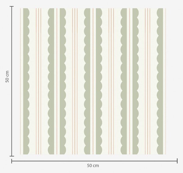 Tapéta Világoszöld hullámos csíkok narancssárga pontokkal, Tapétá geometria, Tapétá geometria csíkok, a01185v3 : Uwalls.hu