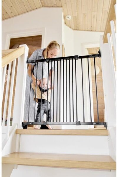 BABYDAN EBBA FEKETE BABA BIZTONSÁGI RÁCS 67-105,5 CM FÉM, CSAVAROZHATÓ