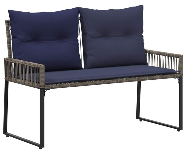 Kerti pad 2 -Seater 4 db 110 x 59 x 82 cm polirattan